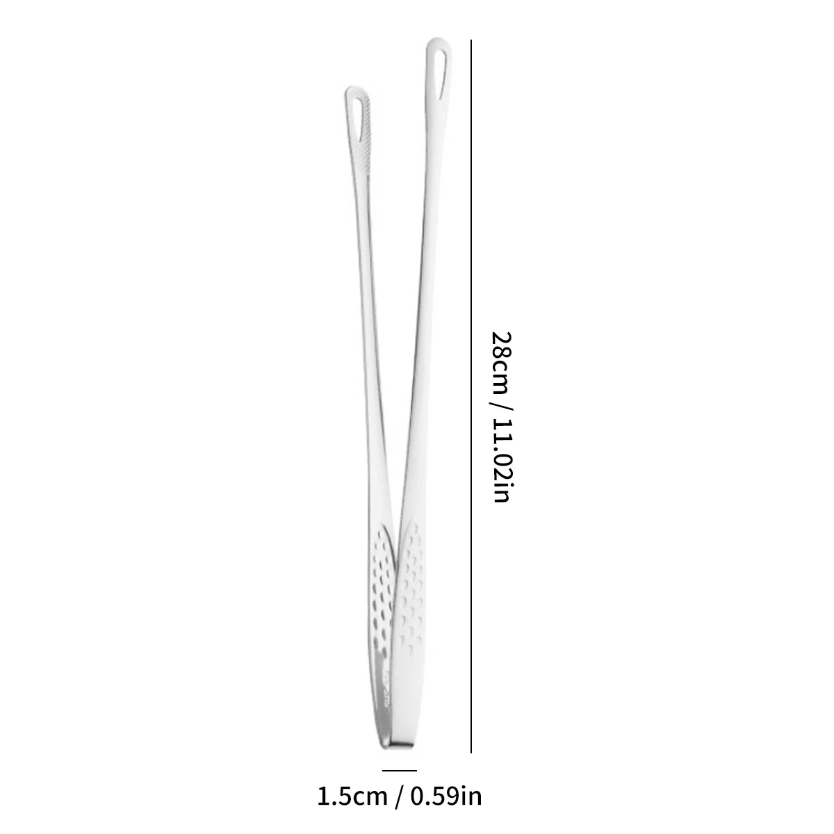 Durable Non-Slip 304 Stainless Steel BBQ Tongs - Cooking Essential