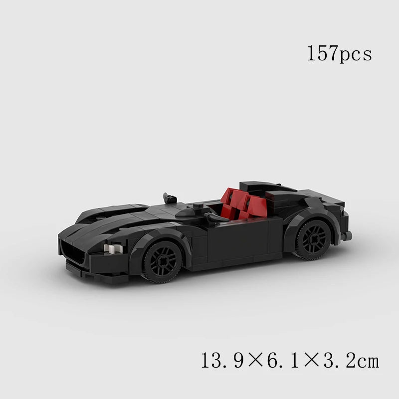 City Speed Convertible Racing Car Building Blocks - Ultimate DIY Model