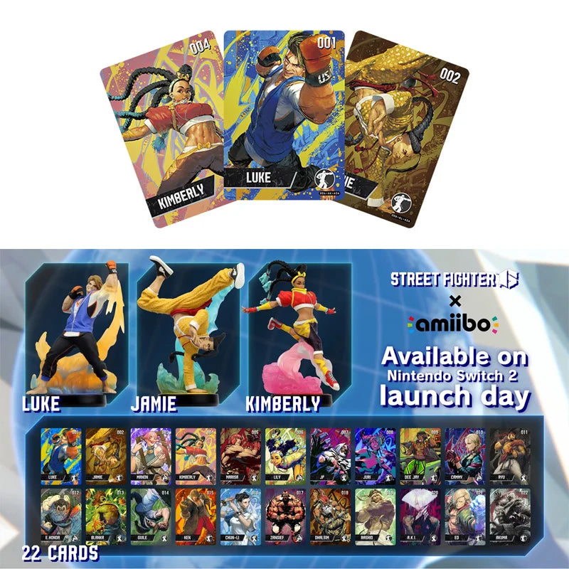 Nintendo Street Fighter 6 Amiibo Cards Series 2 NFC Booster Pack
