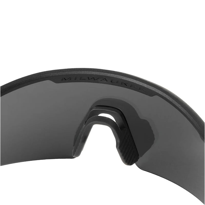 Milwaukee Mirrored Safety Glasses - Anti-Scratch Full Coverage Eyewear