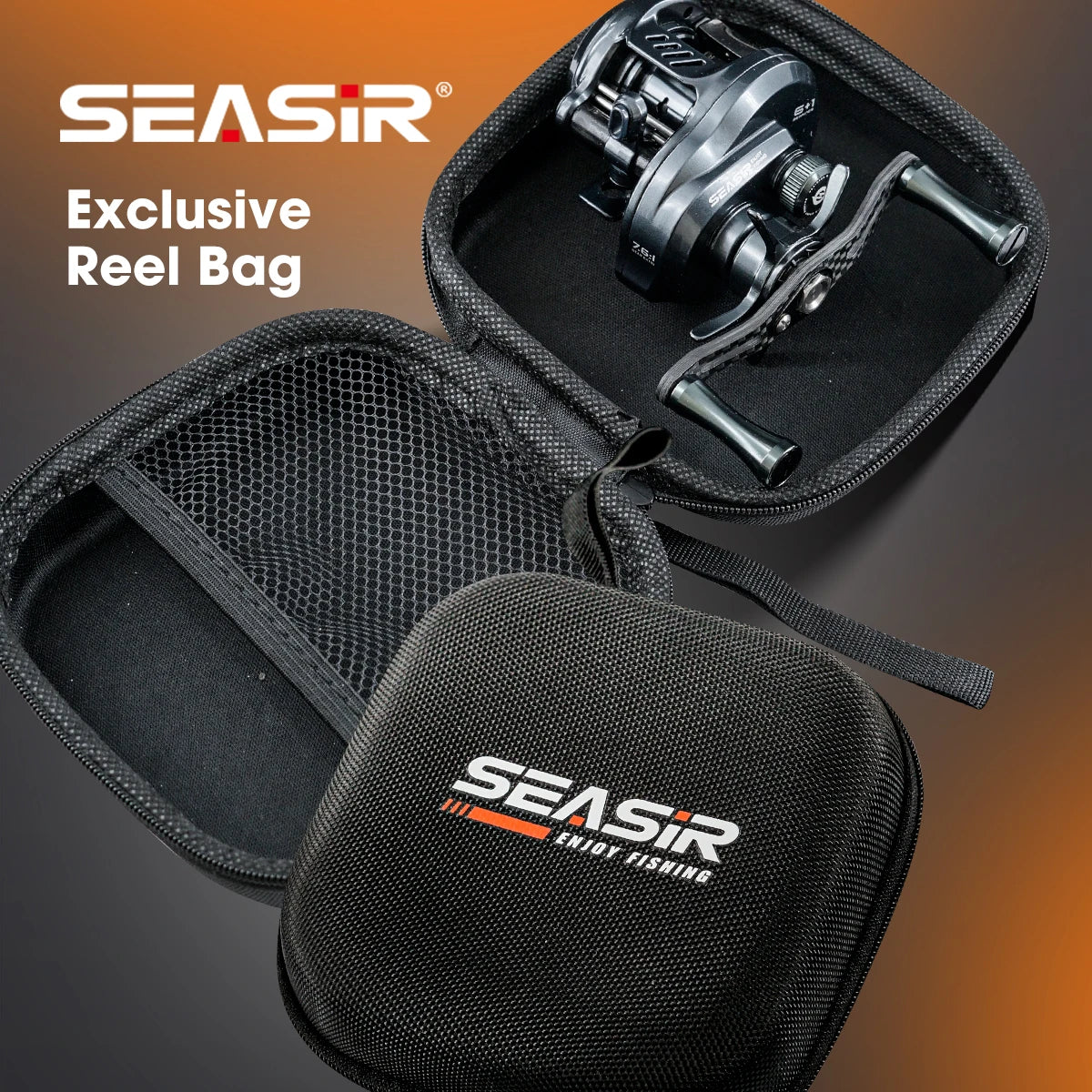 SEASIR Ultra-Light Carbon Fiber Baitcasting Reel with Free Reel Bag