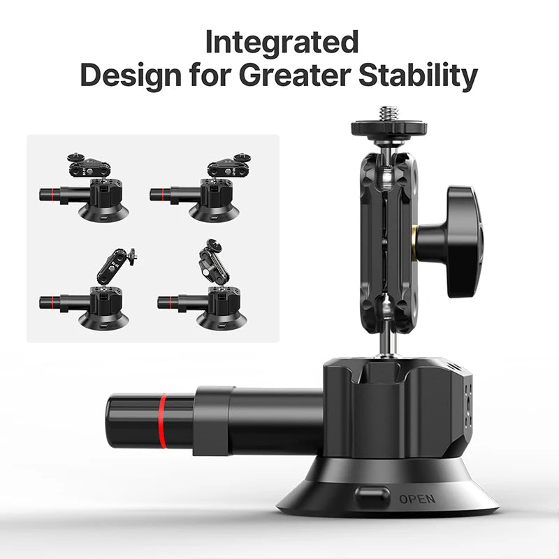 Ulanzi Action Camera Vacuum Suction Cup Stabilizer for GoPro & Phone