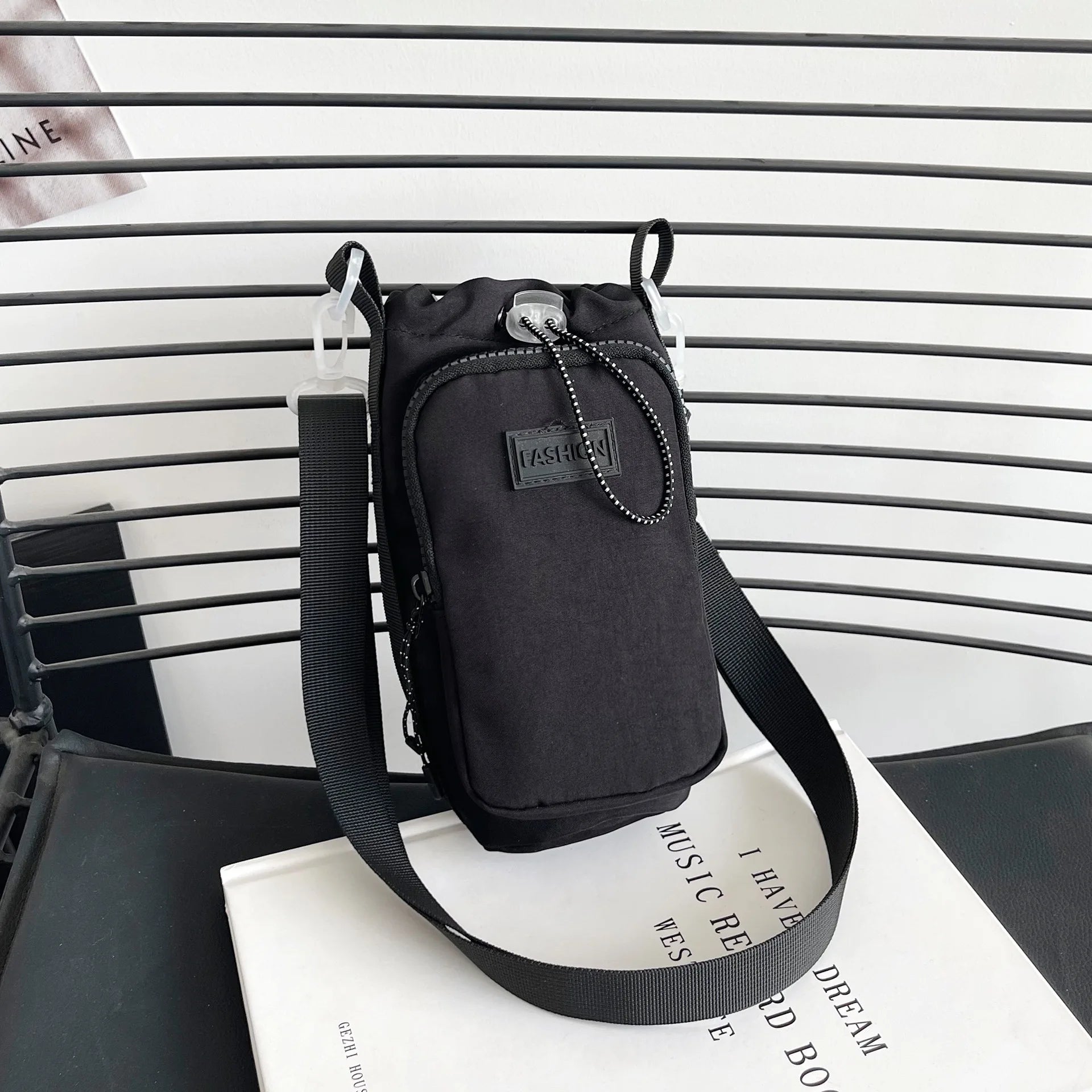 Lightweight Outdoor Crossbody Bag for Phones & Water Bottles