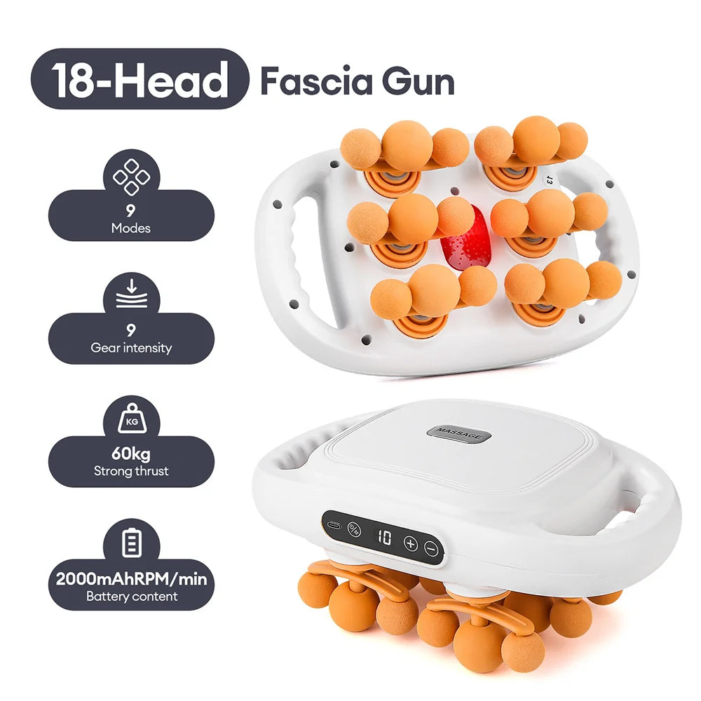 Advanced Vibration Therapy Massager with 42 Heads for Full-Body Relief