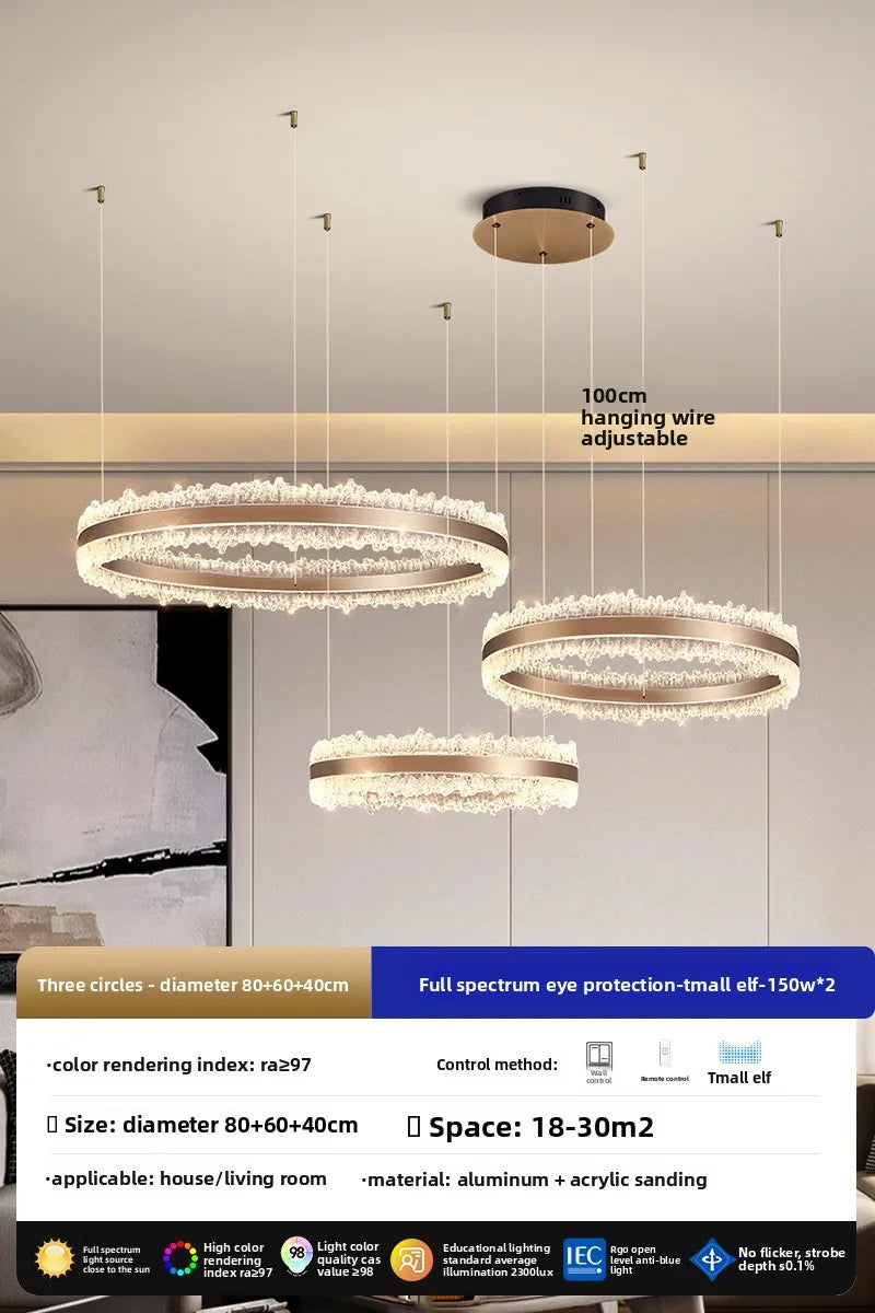 Modern Luxury Pendant Chandelier for Living Room & Dining Area
