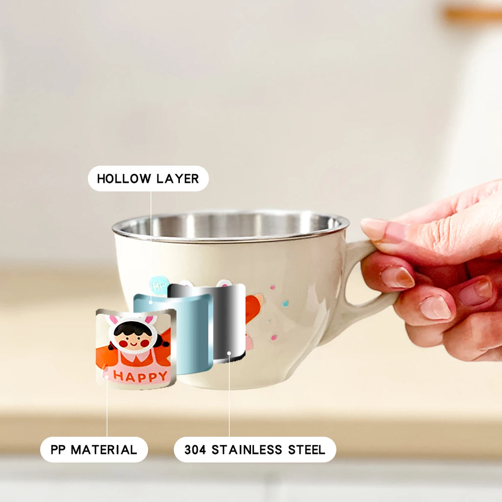 Durable Mini Stainless Steel Tumbler for Kids - Anti-Scald Cup