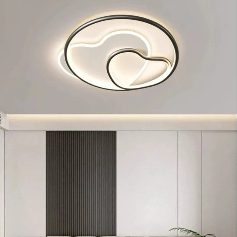 Smart Dimmable LED Ceiling Lamp - Modern Acrylic Fixture for Home