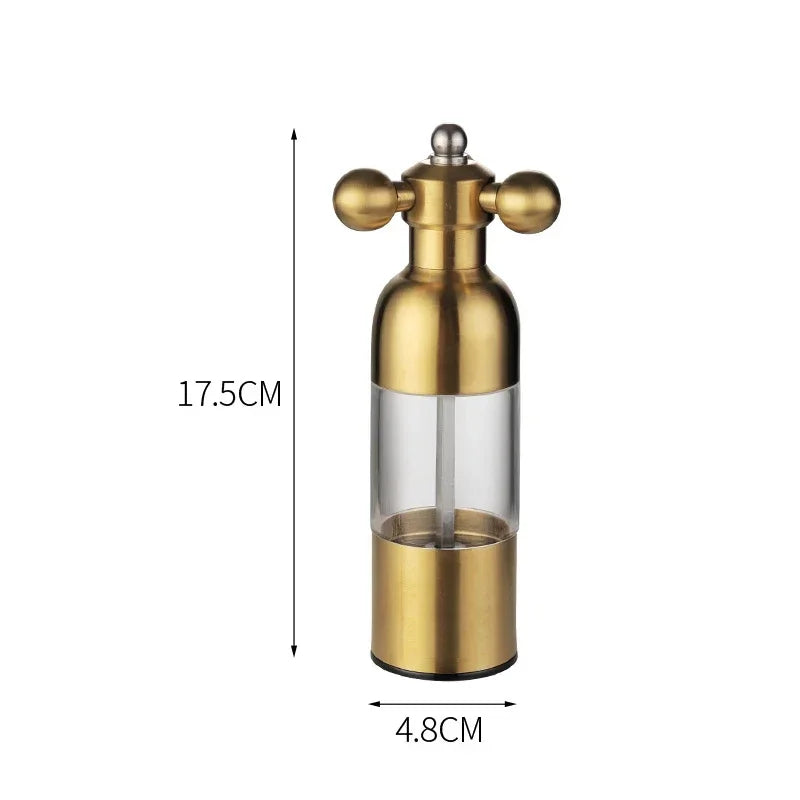 Premium 304 Stainless Steel Manual Pepper Grinder - Eco-Friendly Design