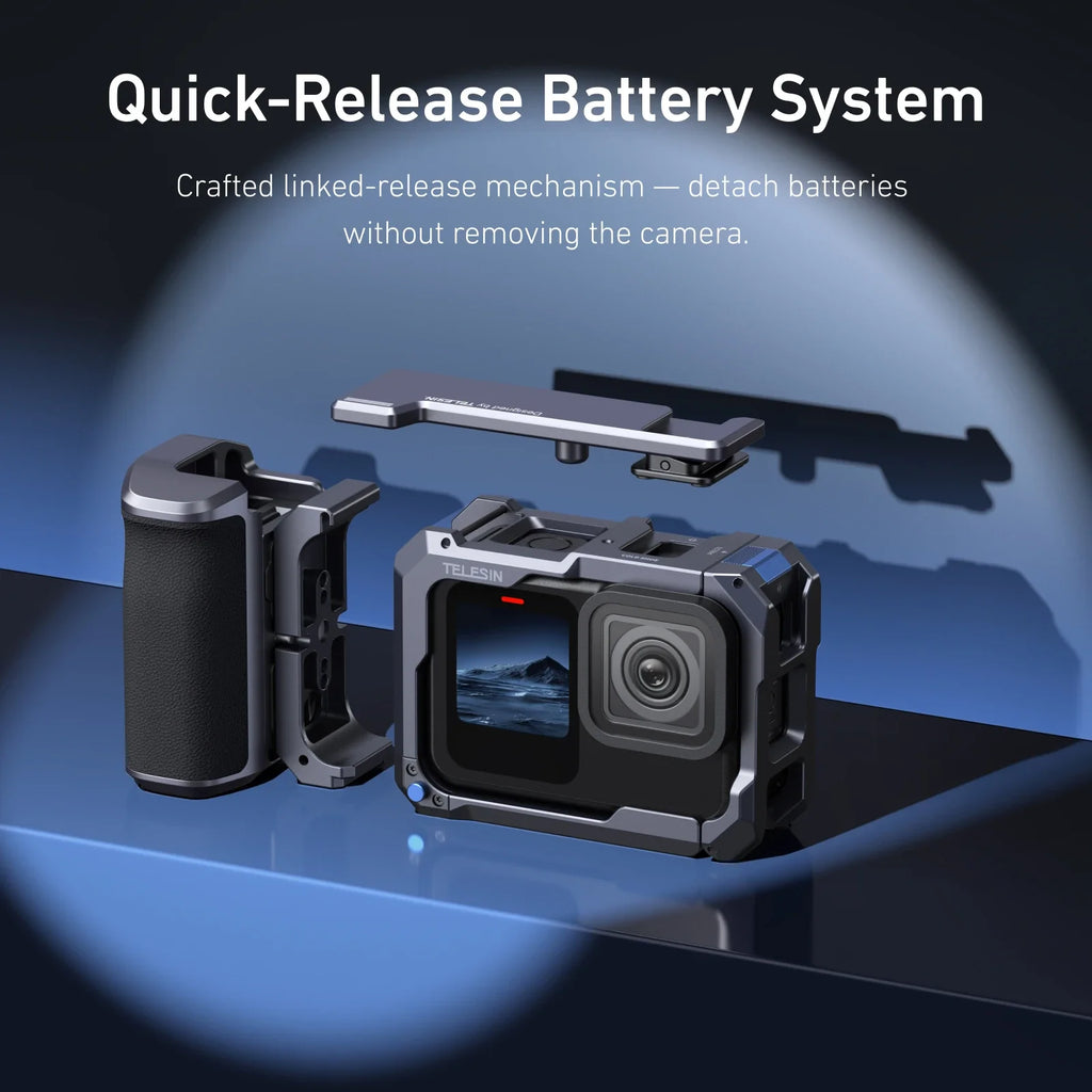 TELESIN StreetGrip Kit for GoPro HERO 9-13 | Capture Cinematic Action