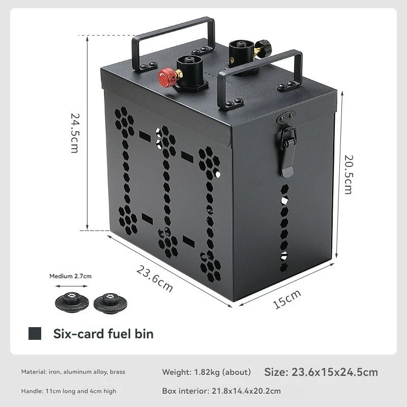CAMPINGMOON BKZ63 Multi-Fuel Storage System for Camping & RVs