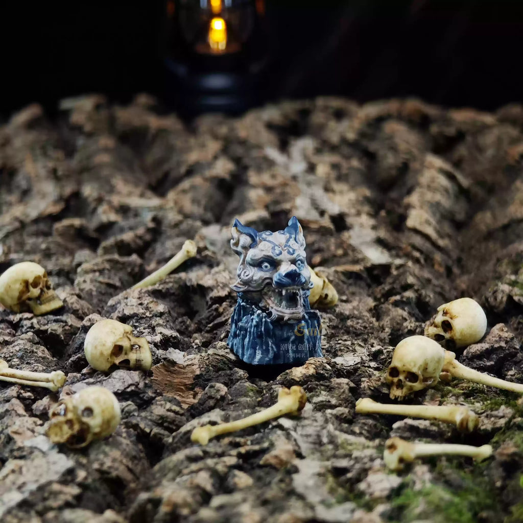 Black Myth Wukong Keycap - 3D Hand Drawn Desktop Ornament