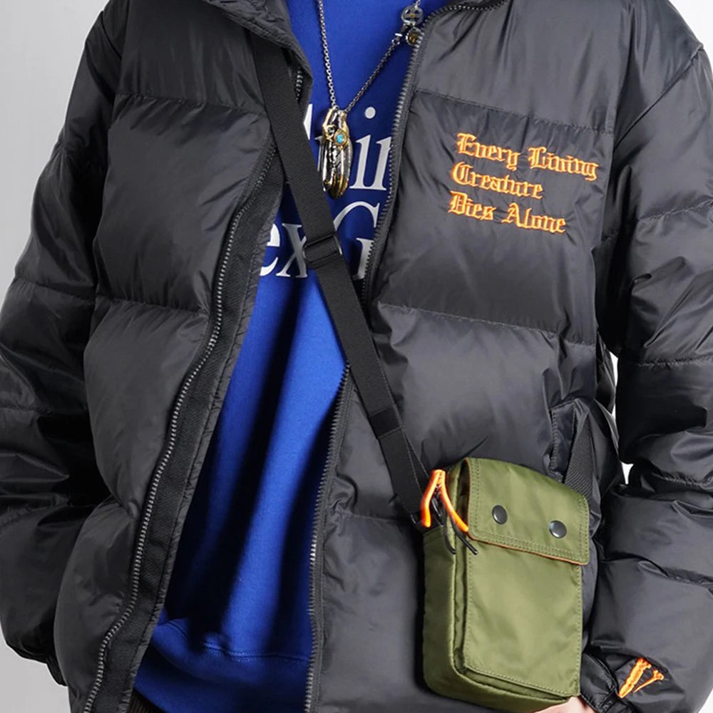 Lightweight Nylon Shoulder Bag - Water Resistant & Versatile