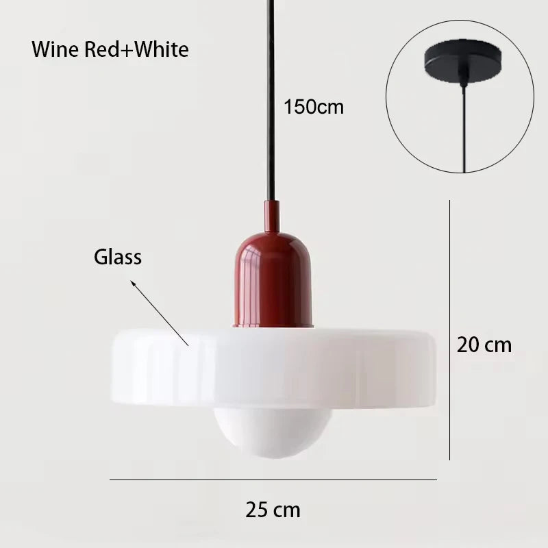 Stylish Modern Glass Pendant Light for Home & Dining Spaces