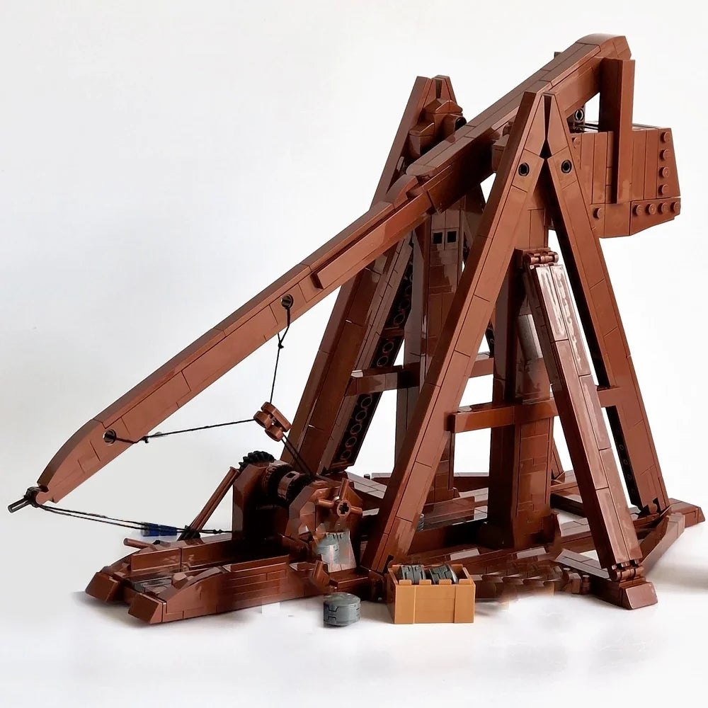 699PCS Trebuchet Building Blocks - Fun Medieval Catapult Model