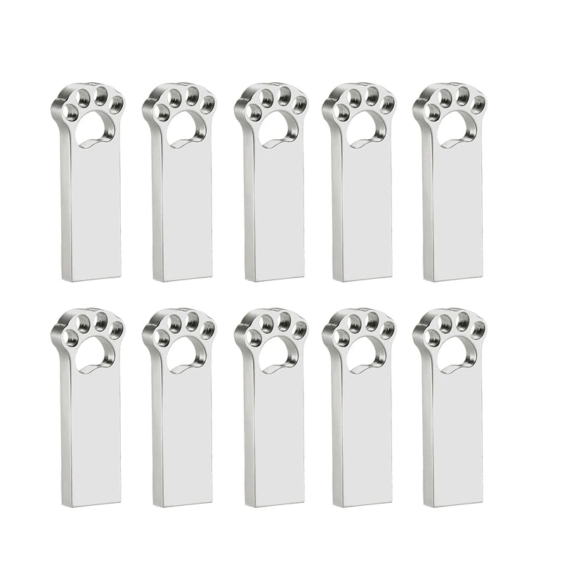 Customized USB Flash Drive – 10PCS, 64GB/32GB/16GB, High Speed