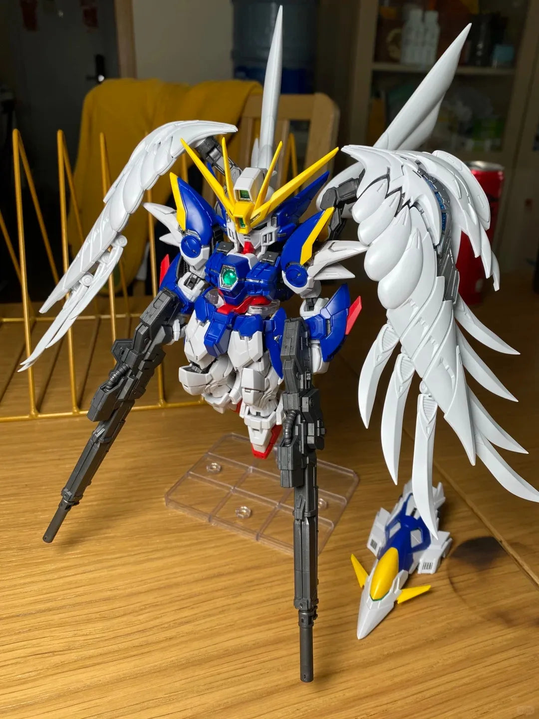 Bandai MGSD Wing Zero XXXG-00W0 Assembly Model Kit - Collectible Robot