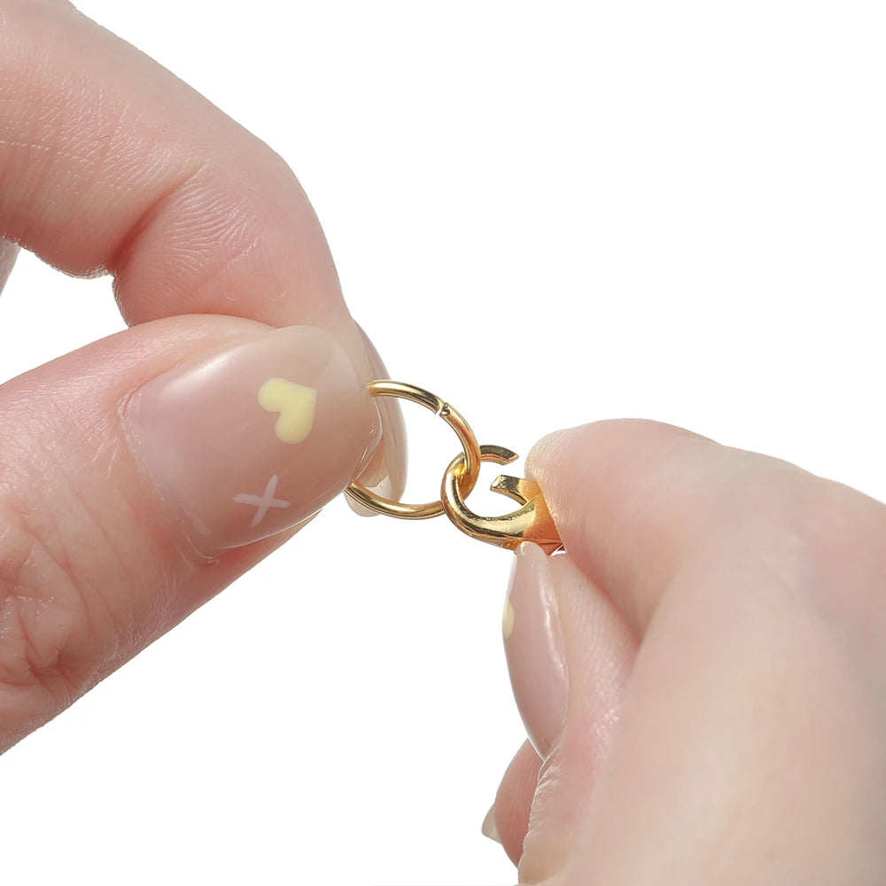 Jewelry Findings Kit with Zinc Alloy Jump Rings & Lobster Clasps