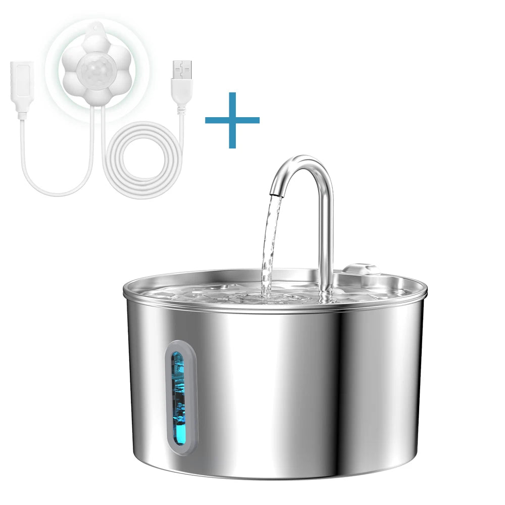 ZKYJ Automatic Cat & Dog Water Fountain | Stainless Steel Design