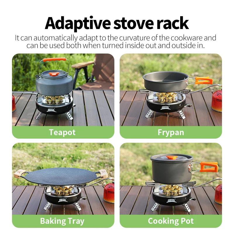 BRS Lightweight Folding Gas Stove – Durable & Efficient Outdoor Cooking