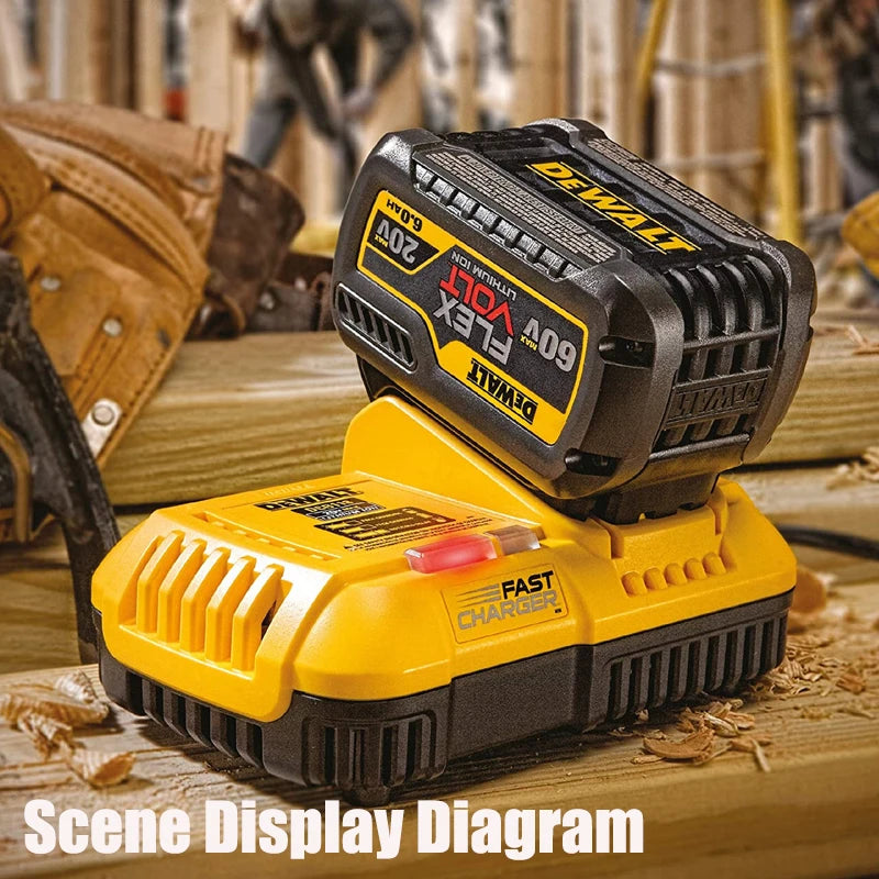 DEWALT 18V/20V Universal Lithium Battery Charger with Fan Cooling
