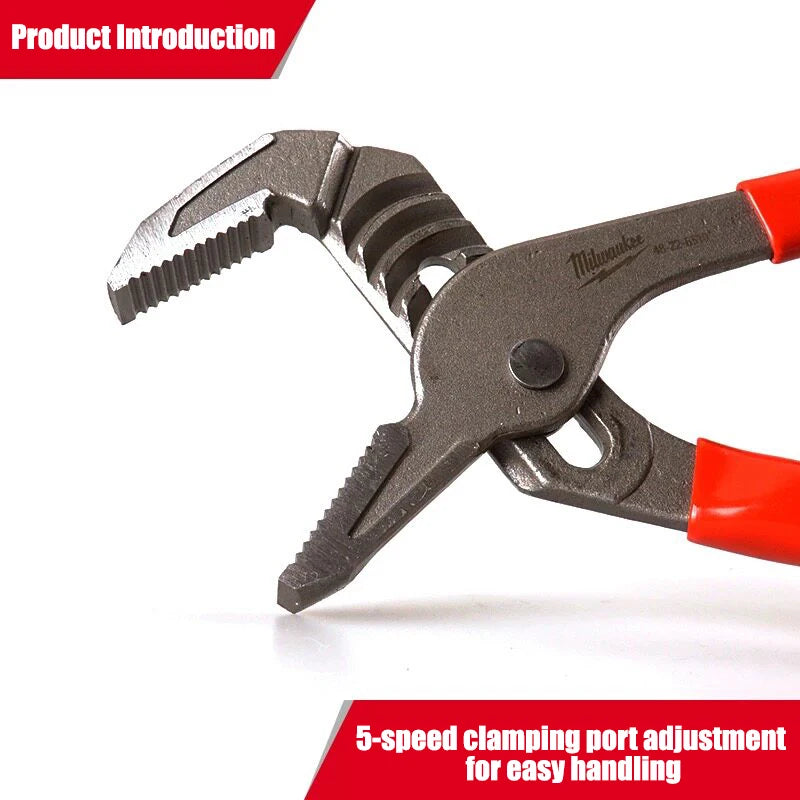 Milwaukee 10" Straight Jaw Pliers for Ultimate Grip & Comfort
