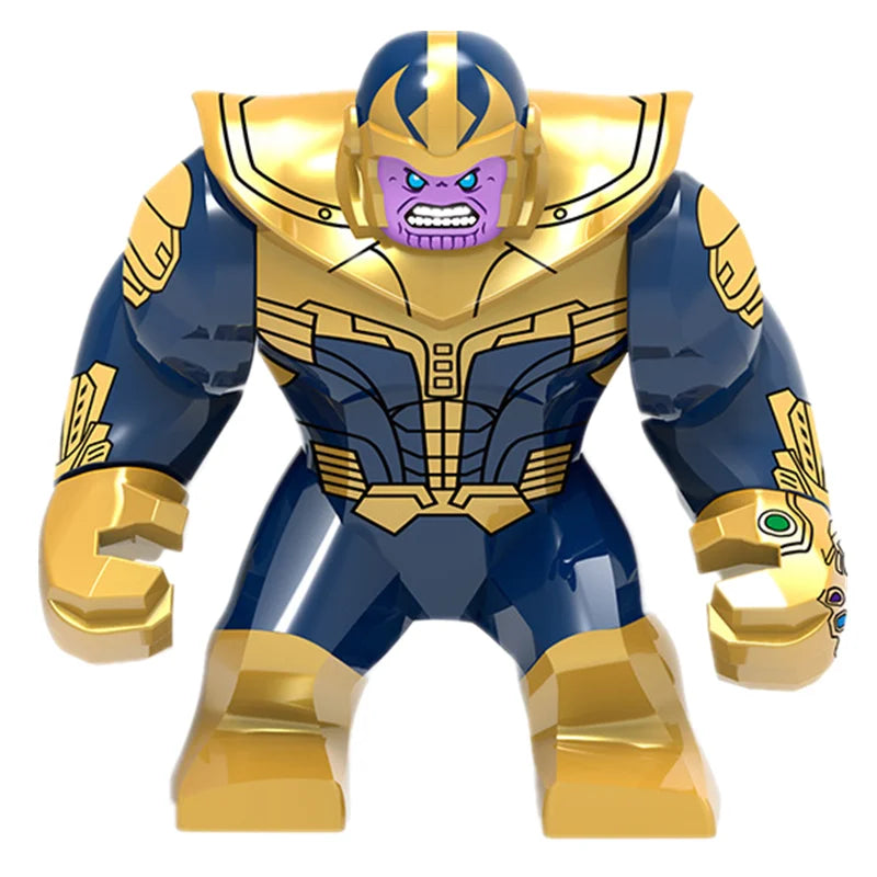 Blind Box Mini Building Blocks Superhero Figures Gift Set
