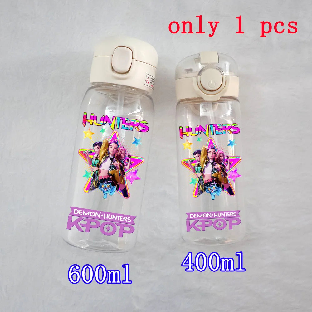 K-Pop Large Capacity Water Bottle - 400ML to 600ML for Fans