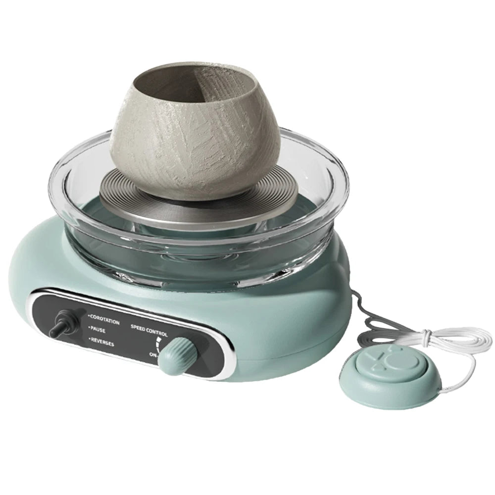 Creative Mini Pottery Wheel Kit - Versatile Electric Clay Turntable