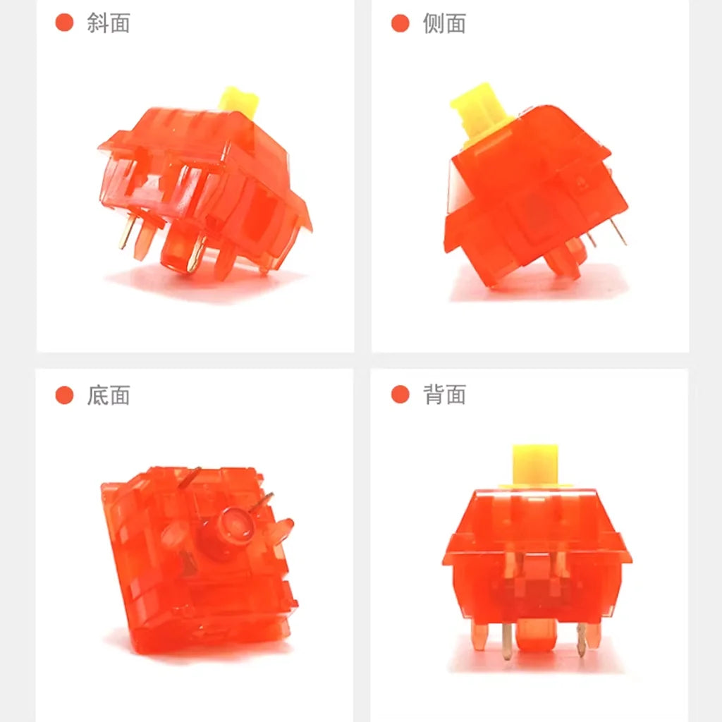 KeyGeek Y2 HIFI Mechanical Keyboard Switches - 32g, 40g, 48g, 53g Options