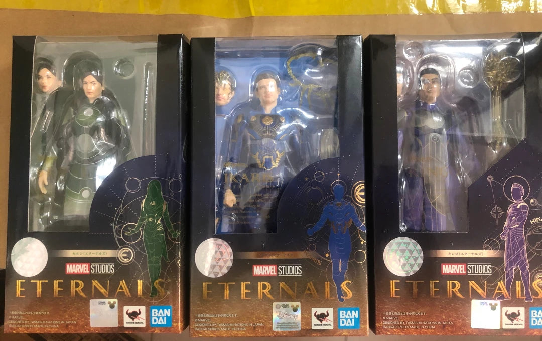 Bandai Los Eternos Ikaris & Sersi Action Figure - High Poseability Collectible