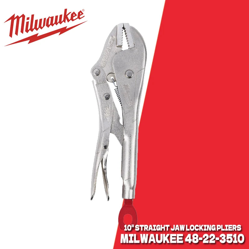 Milwaukee 10" Torque Lock Straight Jaw Locking Pliers - Durable & Ergonomic