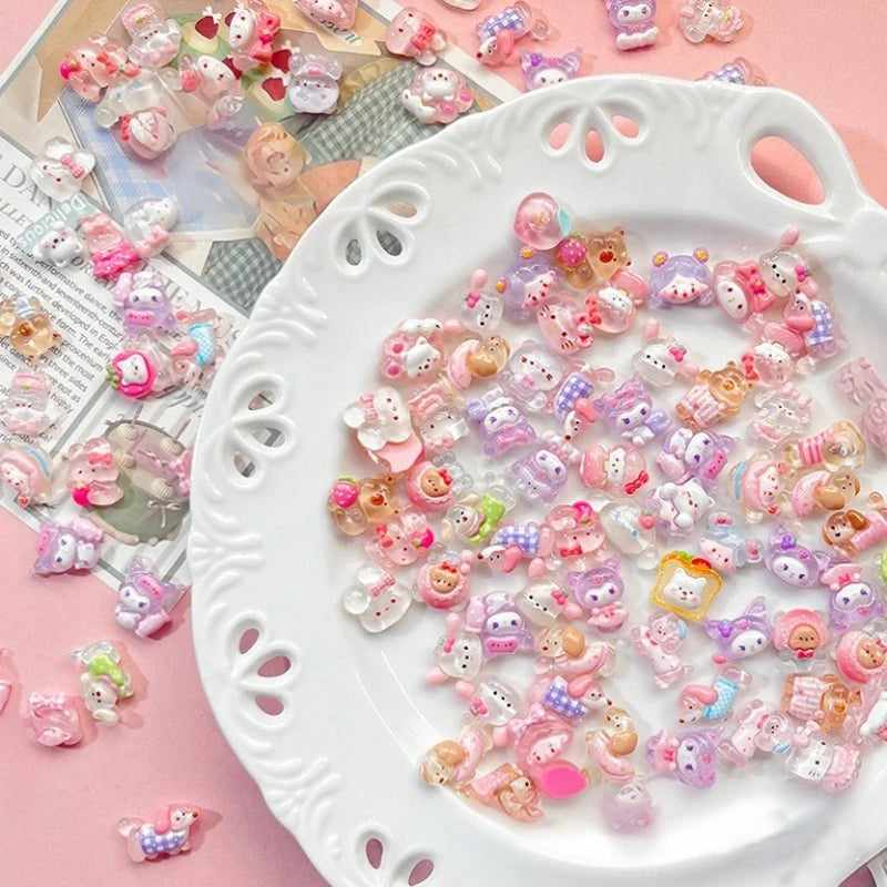 DIY Mini Smooth Transparent Resin Accessories for Phone Cases & Crafts