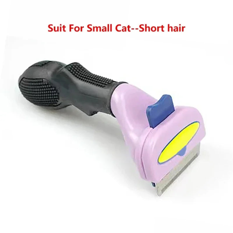 Cat & Dog Hair Removal Comb - Grooming Brush for Shedding Control