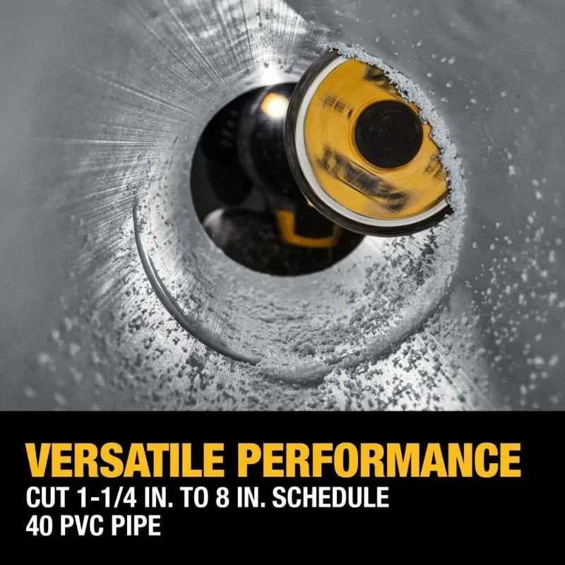 DEWALT Impact Connect PVC Pipe Cutter – Fast & Durable Cutting Tool