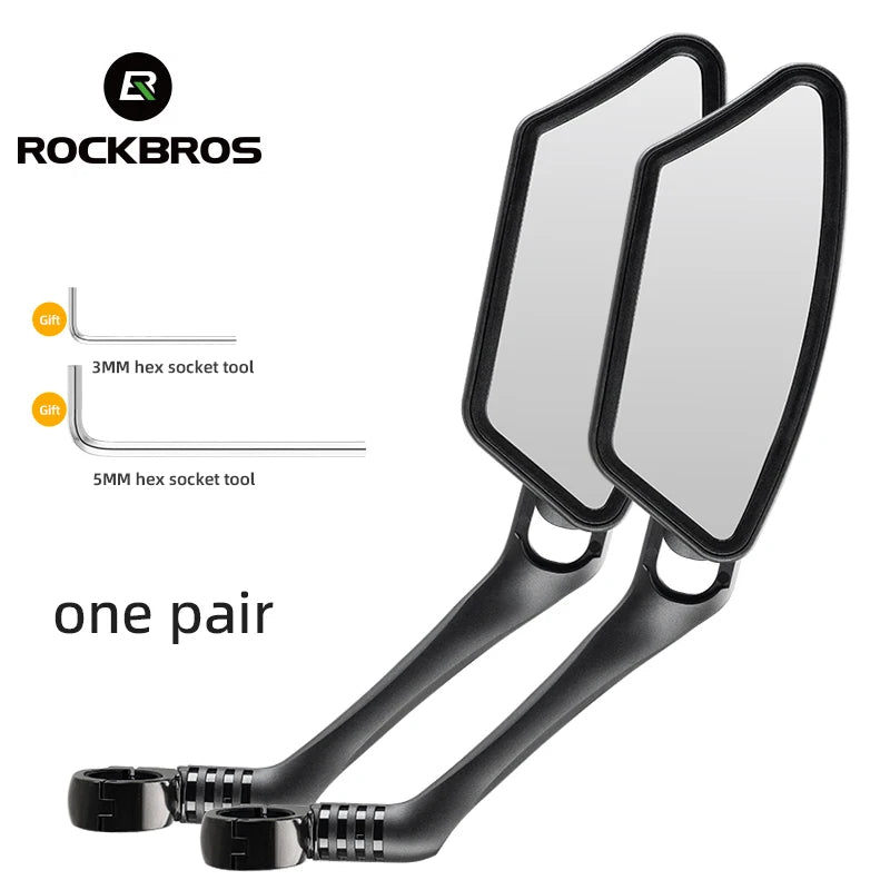 ROCKBROS Universal Bicycle Rearview Mirror - Enhance Your Cycling Safety