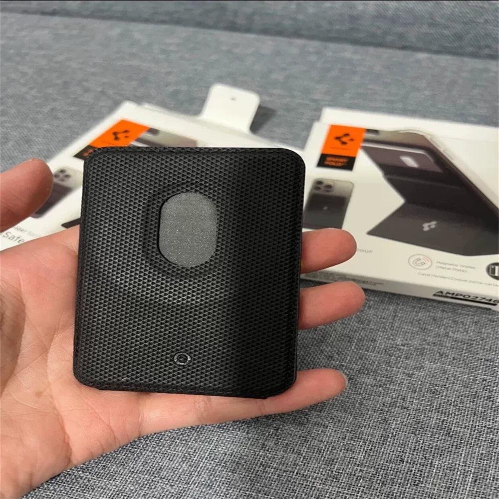 Spigen Leather Magnetic Wallet for MagSafe iPhone 17/16/15/14/13 Pro Max