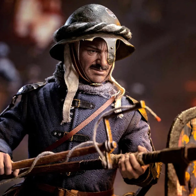 12" Male Soldier Action Figure - Hussite Wars Tabor Faction Set