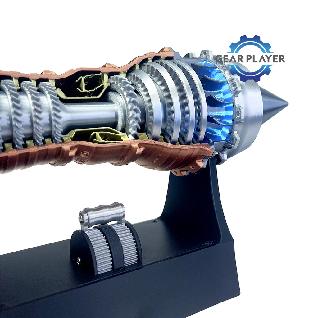GearPlayer LED Turbofan Engine Model DIY Aircraft Kit