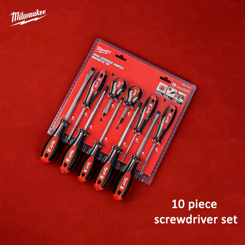 Milwaukee 10-Piece Tri-Lobe Screwdriver Set - Multi-Purpose Tools