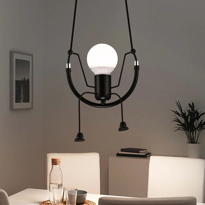 Modern Nordic Iron Art Pendant Lamp for Stylish Living Spaces