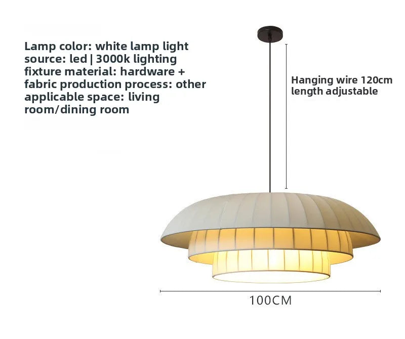 Stylish Wabi-Sabi LED Chandelier for Minimalist Spaces