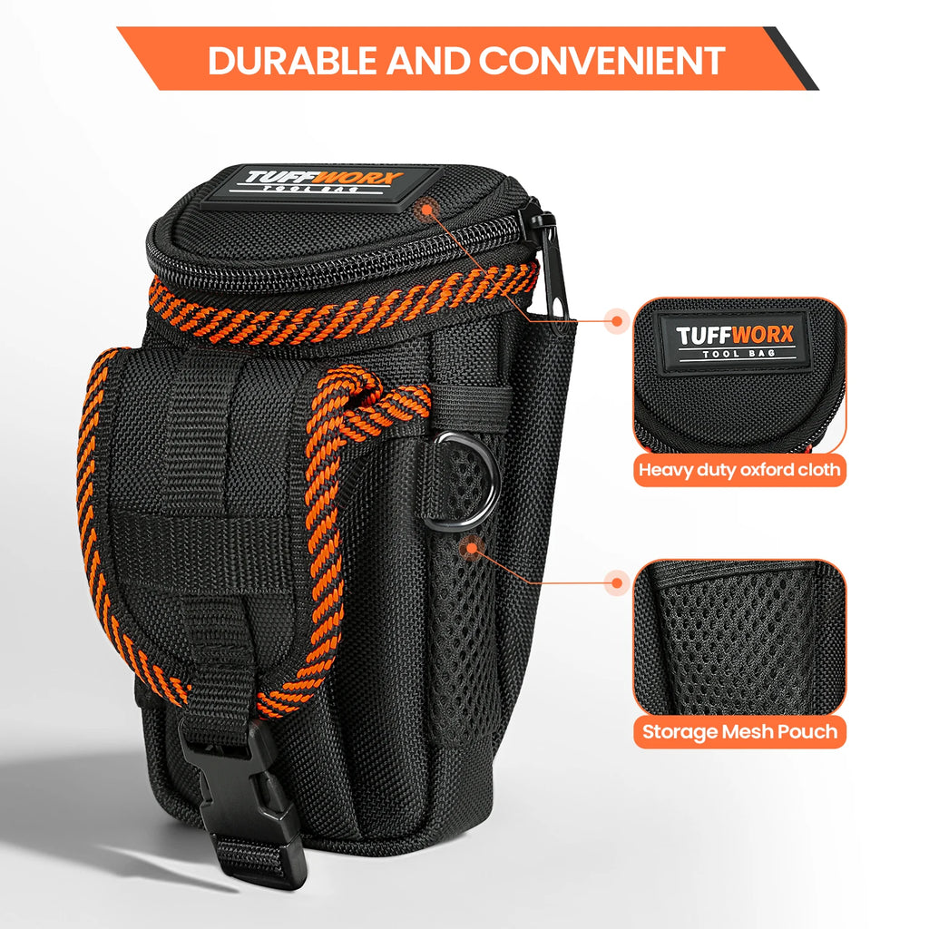 Versatile Mini Tool Pouch with Belt Clip for Easy Organization