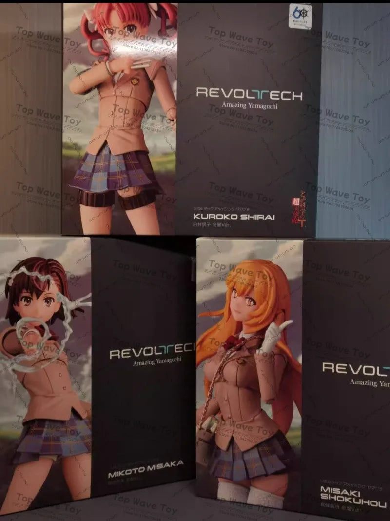 Kaiyodo Misaka Mikoto & Kuroko Shokuhou Model Toy - Amazing Yamaguchi