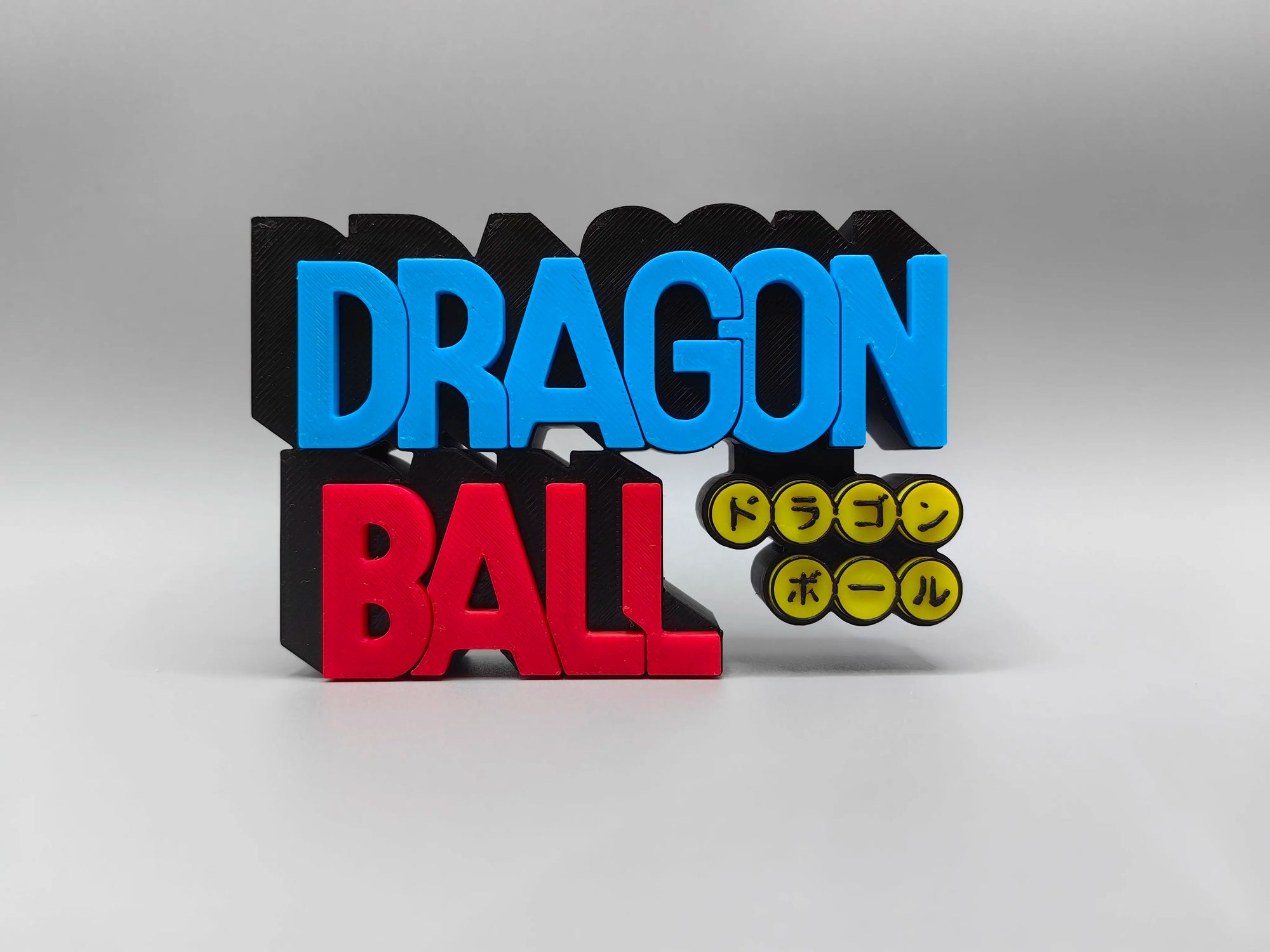 Dragon Ball Super 3D Printed Logo Sign - Handmade Ornament & Display