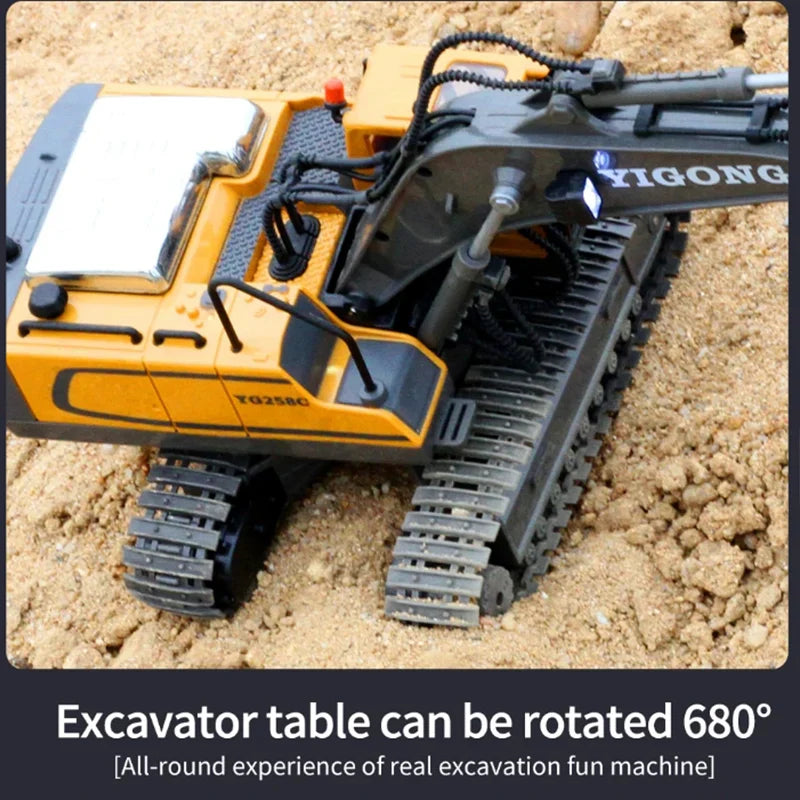 Remote Control Excavator Toy - Educational Fun for Kids