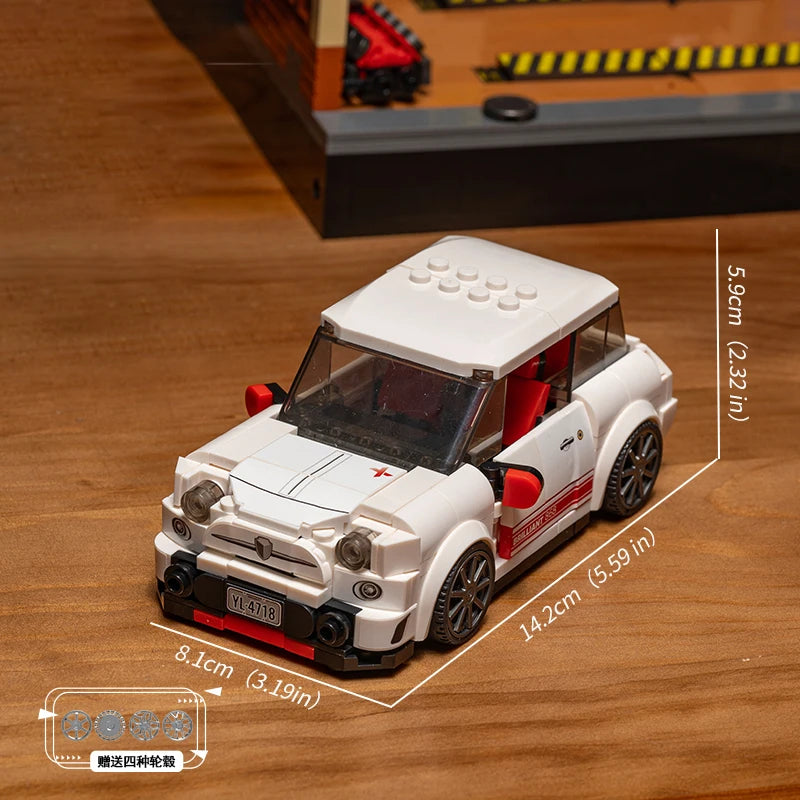 MENBIS Creative 325-Piece Classic Racing Car Building Set for Kids