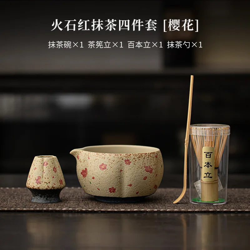Japanese Matcha Making Set with Bamboo Whisk & Bowl - Artisanal Tea Tools