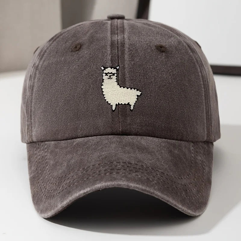 Cute Sheep Pattern Baseball Hat - Stylish Unisex Casual Cap
