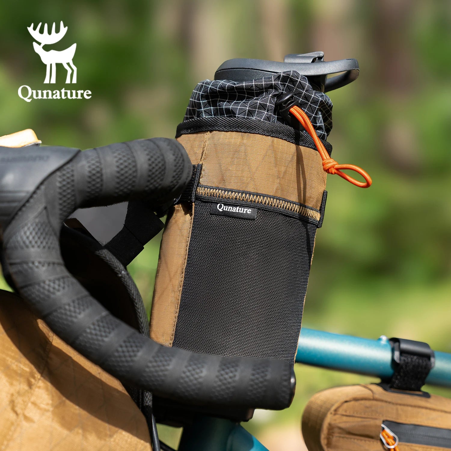 Qunature Insulated Foldable Crossbody Sling Bag for Biking