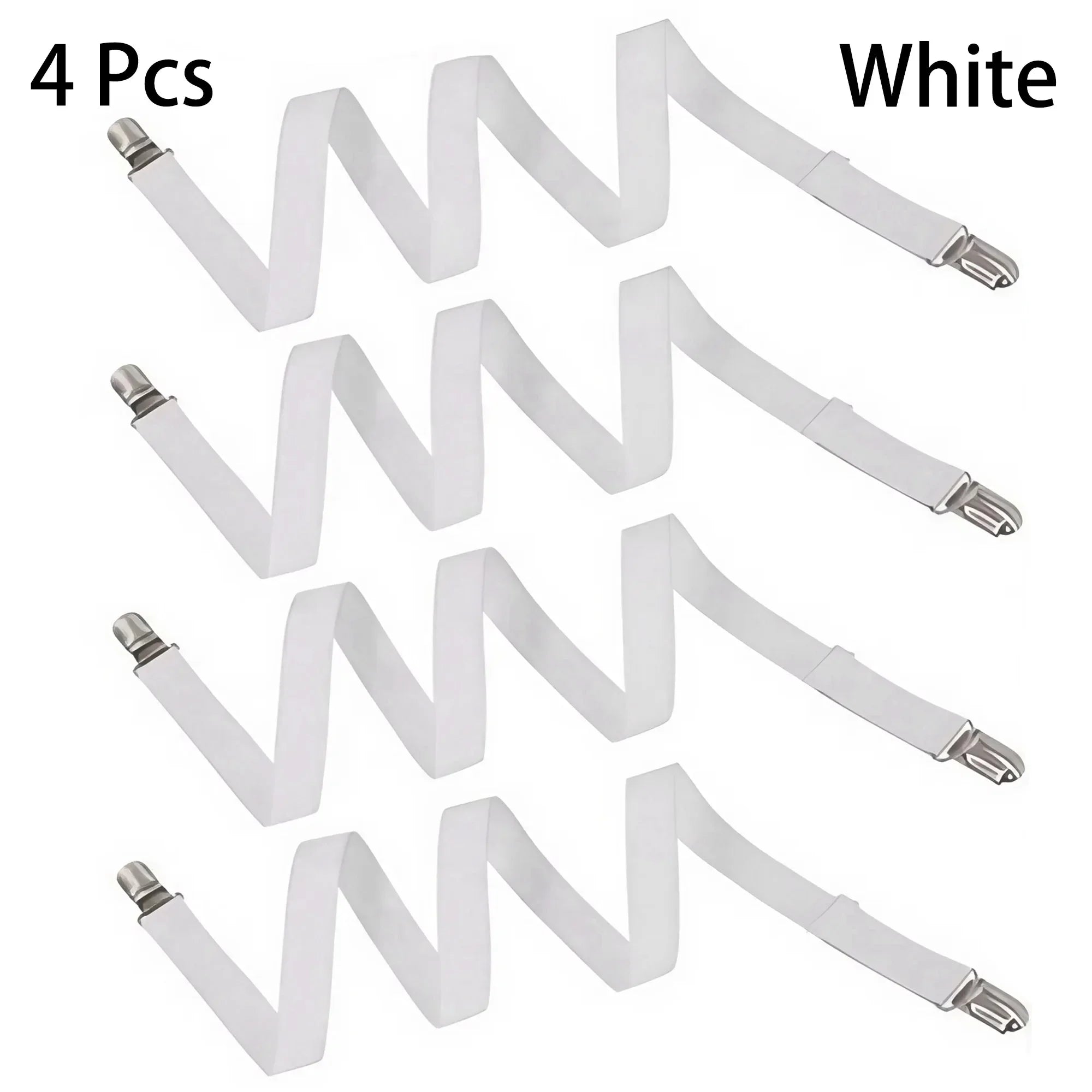 4PCS Adjustable Bed Sheet Fasteners - Secure Any Bedding Effortlessly